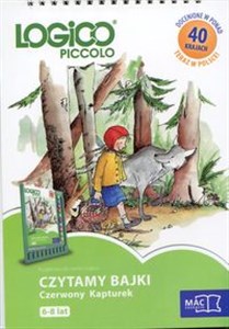 Logico Piccolo 6-8 lat Czytamy bajki Czerwony Kapturek Książeczka do ramki Logico Polish Books Canada