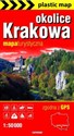 Okolice Krakowa foliowana mapa turystyczna 1:50 000  - Polish Bookstore USA