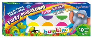 Farby plakatowe Bambino 10 kolorów to buy in USA