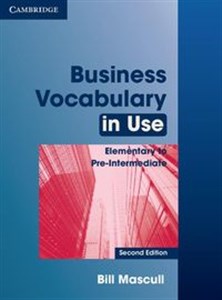 Business Vocabulary in Use Elementary to Pre-intermediate bookstore