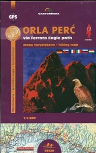 Orla Perć via ferrata Mapa turystyczna 1:5 000 pl online bookstore