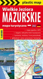 Wielkie Jeziora Mazurskie mapa turystyczna 1:60 000  in polish