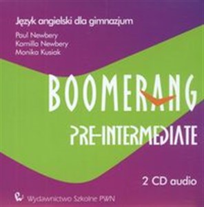 Boomerang Pre-intermediate 2 CD Język angielski Gimnazjum bookstore