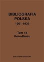 Bibliografia polska 1901-1939 Tom 18 -  bookstore