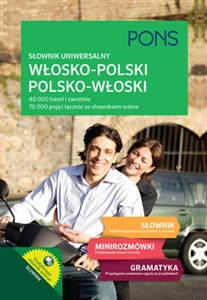 Słownik uniwersalny włosko-polski polsko-włoski pl online bookstore