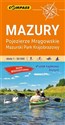 Mazury Pojezierze Mrągowskie Mazurski Park Krajobrazowy 1:50 000  