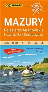 Mazury Pojezierze Mrągowskie Mazurski Park Krajobrazowy 1:50 000  