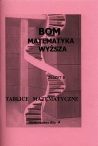 Tablice Matematyczne Matematyka Wyższa  