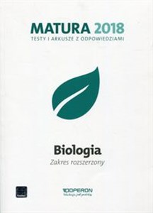 Matura 2018 Biologia Testy i arkusze z odpowiedziami Zakres rozszerzony Szkoła ponadgimnazjalna to buy in USA