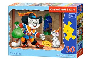 Puzzle Cat in Boots 30 buy polish books in Usa