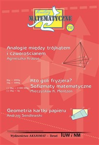 Miniatury matematyczne 75 Analogie między trójkątem i czworościanem Kto goli fryzjera? Sofizmaty matematyczne Geometria kartki papieru pl online bookstore
