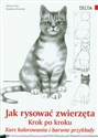 Jak rysować zwierzęta krok po kroku Kurs kolorowania i barwne przykłady - Polish Bookstore USA
