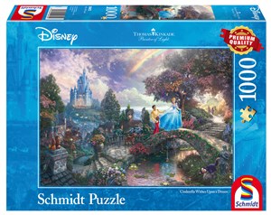 Puzzle 1000 PQ Kopciuszek Disney T.Kinkade 106296 in polish