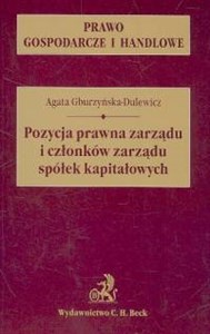 Pozycja prawna zarządu i członków zarządu spółek kapitałowych Polish bookstore