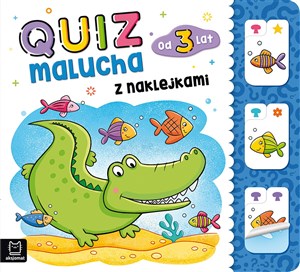 Quiz malucha z naklejkami od 3 lat   