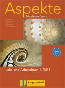 Aspekte 1 Lehr- und Arbeitsbuch Teil 1 + CD Mittelstufe Deutsch polish books in canada