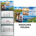 Kalendarz 2026 trójdzielny magiczna Polska bookstore