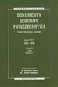 Dokumenty Soborów Powszechnych tom 4/1 1511-1870 - Polish Bookstore USA