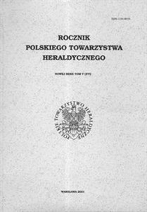 Rocznik Polskiego Towarzystwa Heraldycznego tom V (XVI)  to buy in Canada