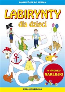 Labirynty dla dzieci Zanim pójdę do szkoły bookstore