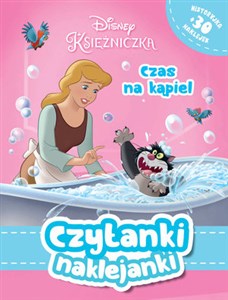 Czytanki naklejanki. Czas na kąpiel. Disney Księżniczka - Polish Bookstore USA