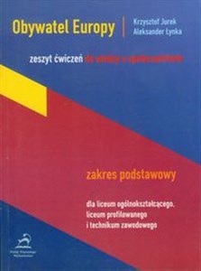 Obywatel Europy Zeszyt ćwiczeń do wiedzy o społeczeństwie Zakres podstawowy Liceum, technikum online polish bookstore