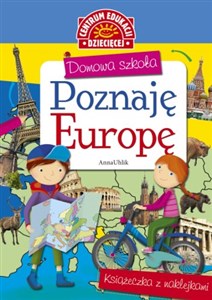 Domowa szkoła Poznaję Europę Książeczka z nalepkami in polish