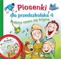 Piosenki dla przedszkolaka 4 Rodzina razem się trzyma z płytą CD Polish bookstore