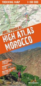 Morocco High Atlas trekking map 1:100 000  Polish bookstore