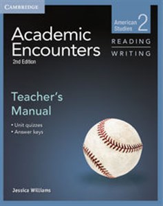 Academic Encounters 2 Teacher's Manual Reading and Writing polish books in canada