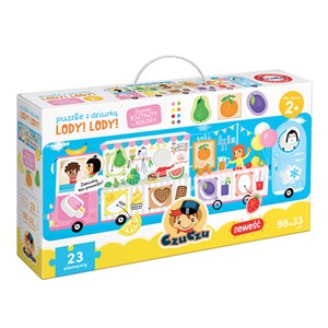 CzuCzu Puzzle z dziurką Lody! Lody! Canada Bookstore