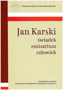 Jan Karski świadek emisariusz człowiek Polish bookstore