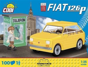 Cars Polski Fiat 126P + akcesoria 100 klocków chicago polish bookstore