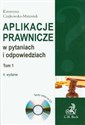 Aplikacje prawnicze w pytaniach i odpowiedziach tom 1 + CD Canada Bookstore