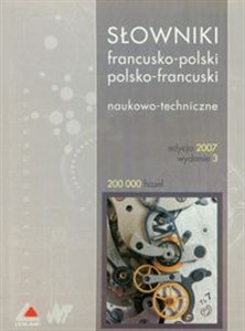 Słowniki francusko-polski polsko-francuski Naukowo-techniczne  books in polish