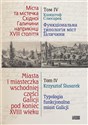 Miasta i miasteczka wschodniej części Galicji pod koniec XVIII wieku Tom 4 Typologia funkcjonalna miast Galicji Przełom XVIII i XIX wieku - 