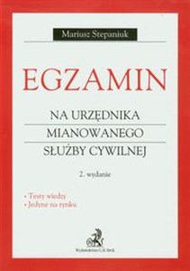 Egzamin na urzędnika mianowanego służby cywilnej Polish bookstore