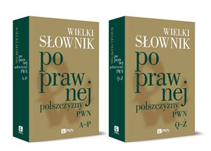 Wielki słownik poprawnej polszczyzny PWN Tom 1/2 Polish bookstore
