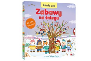 Wesoła zima Zabawy na śniegu 