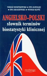 Angielsko-polski słownik terminów biostatystyki klinicznej to buy in USA