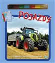 Pojazdy. Książeczki z puzzlami, kolorowankami i kolorową kredką books in polish