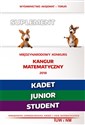 Matematyka z wesołym kangurem Suplement 2018 (Kadet/Junior/Student) 