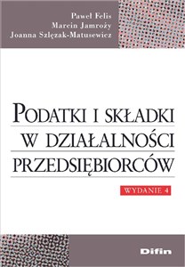 Podatki i składki w działalności przedsiębiorców  Canada Bookstore