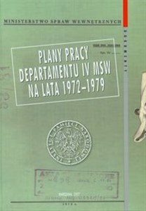 Plany pracy Departamentu IV MSW na lata 1972-1979 Bookshop