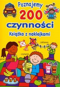 Poznajemy 200 czynności Książka z naklejkami bookstore