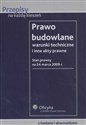 Prawo budowlane Warunki techniczne i inne akty prawne Canada Bookstore