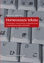 Homeostaza tekstu Tłumaczenie i komunikacja międzykulturowa w perspektywie polsko-japońskiej - Arkadiusz Jabłoński