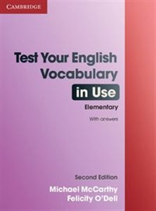 Test Your English Vocabulary in Use Elementary with answers buy polish books in Usa