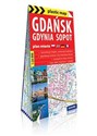 Gdańsk Gdynia Sopot 1:26 000 plan miasta foliowany polish usa