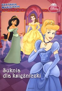 Disney Księżniczka Suknia dla księżniczki Czytanka wyklejanka in polish